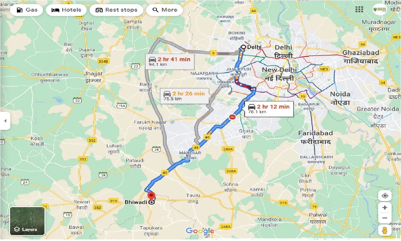 delhi-to-bhiwadi-round-trip