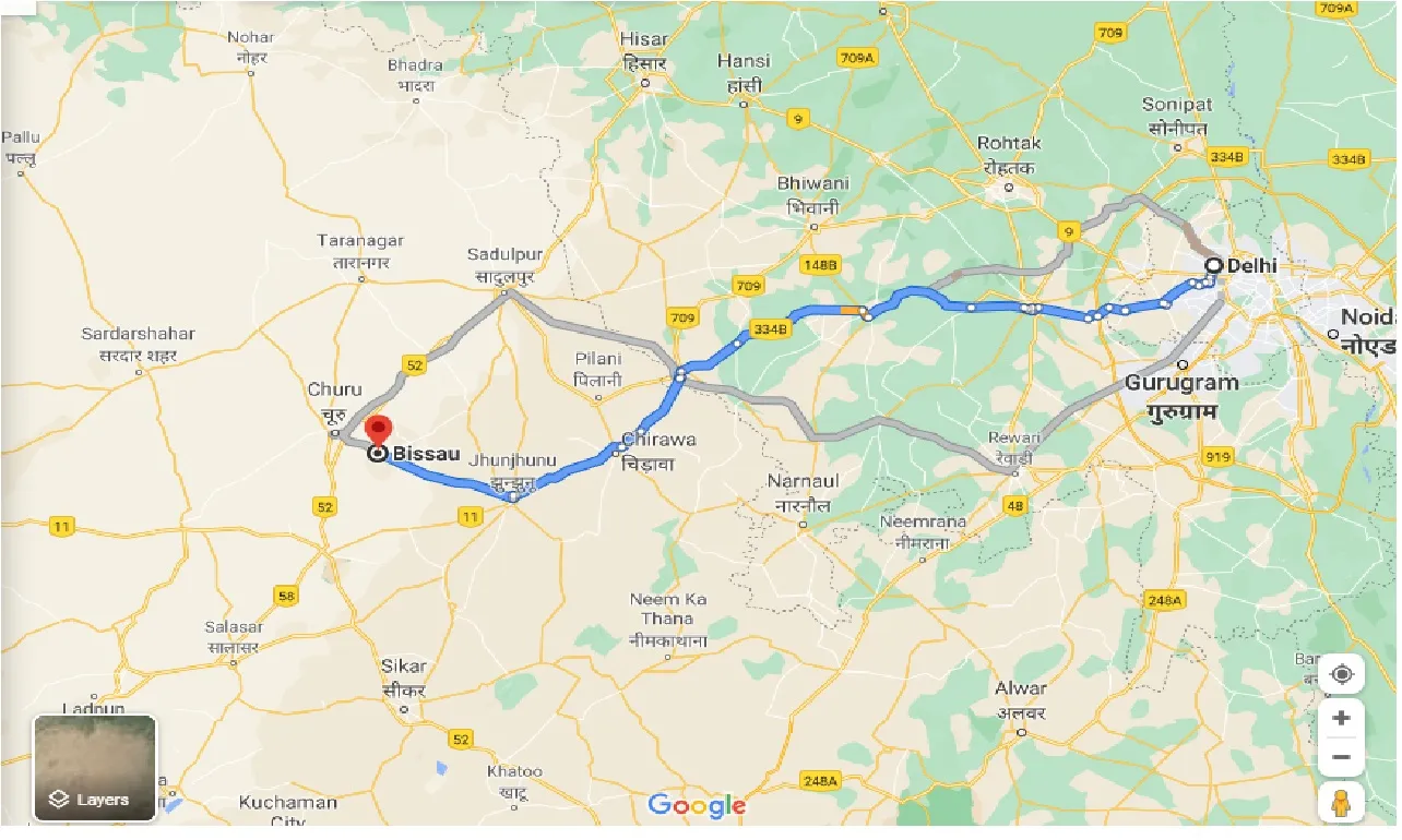 delhi-to-bissau-taxi