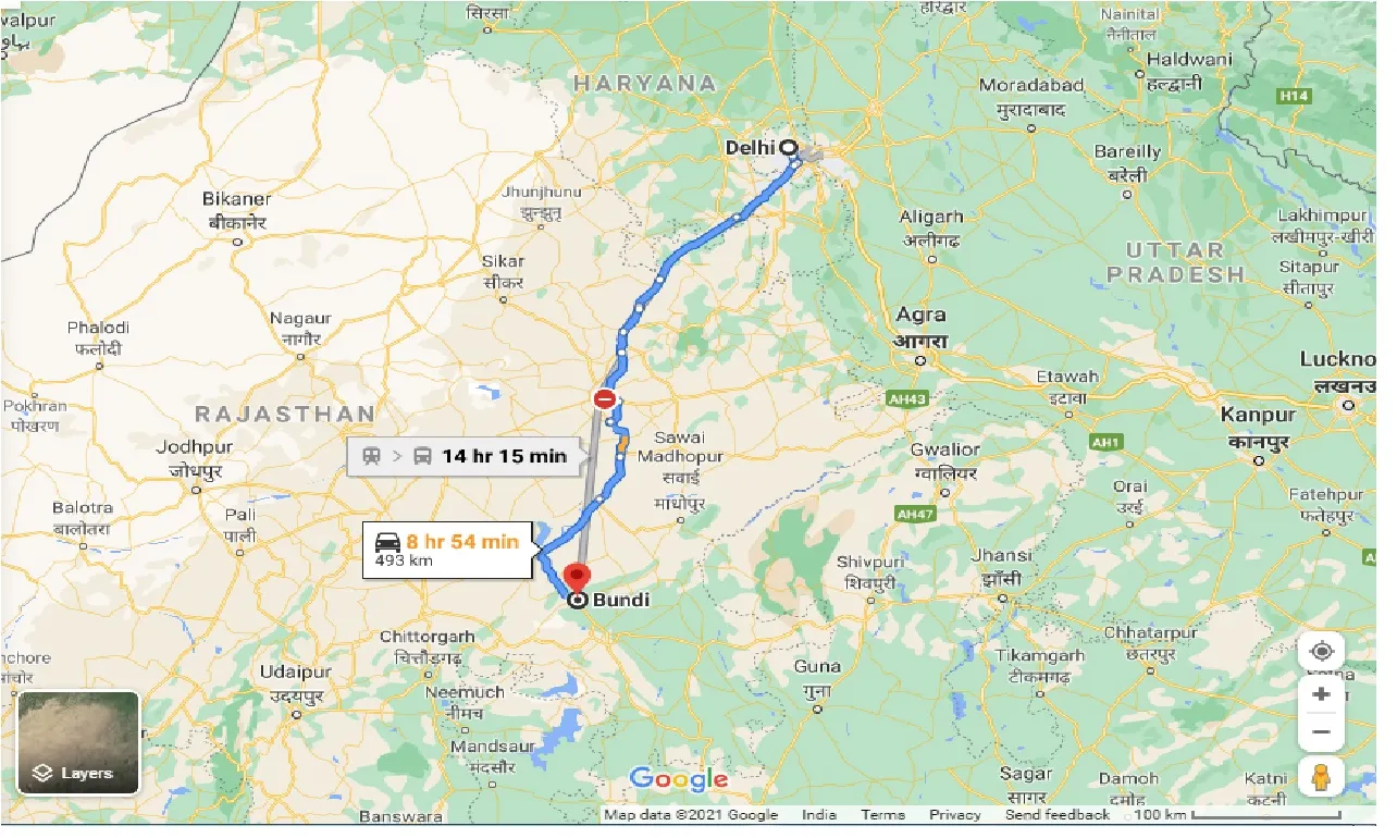 delhi-to-bundi-one-way