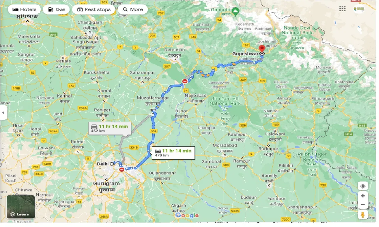 delhi-to-chamoli-gopeshwar-one-way