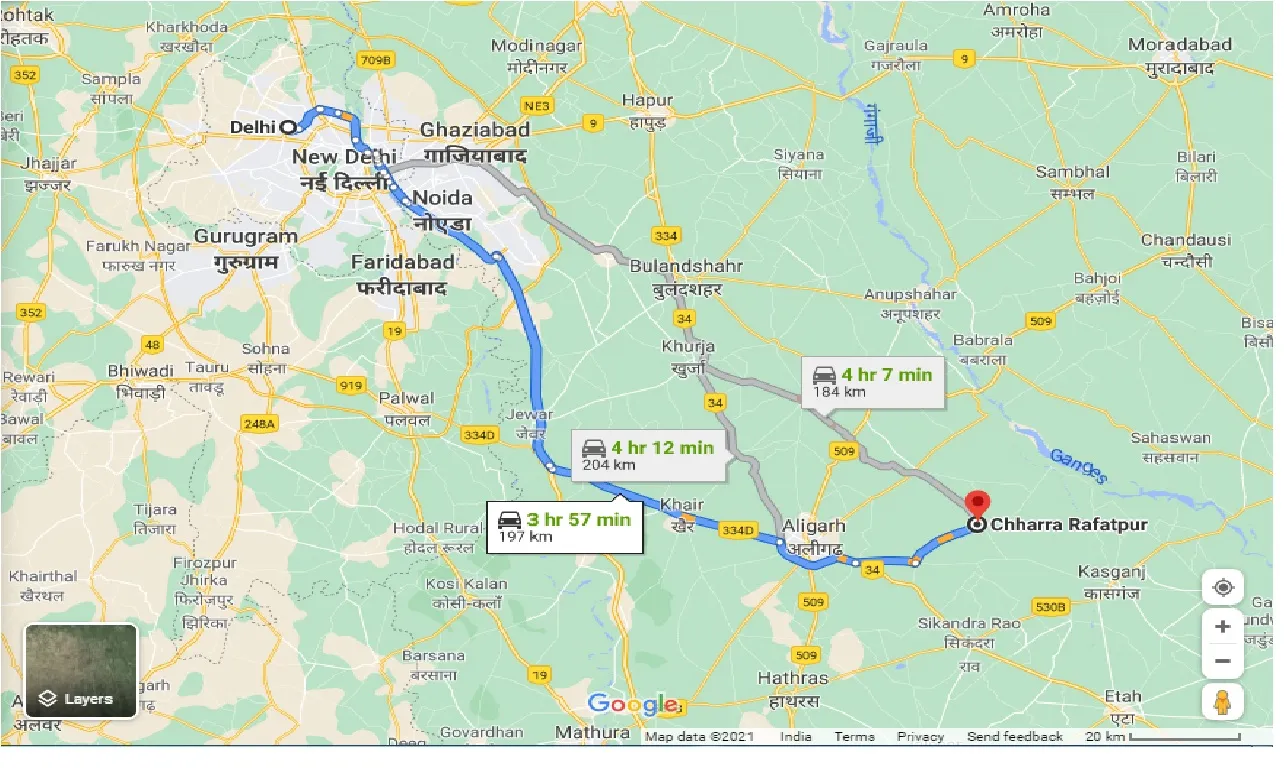 delhi-to-chharra-rafatpur-taxi