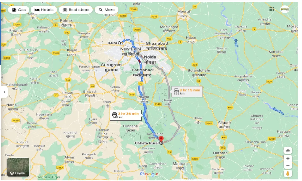 delhi-to-chhata-one-way