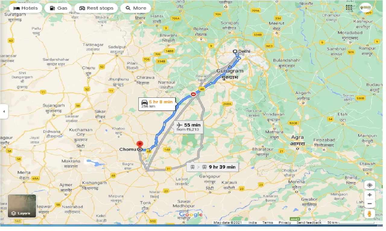 delhi-to-chomu-round-trip