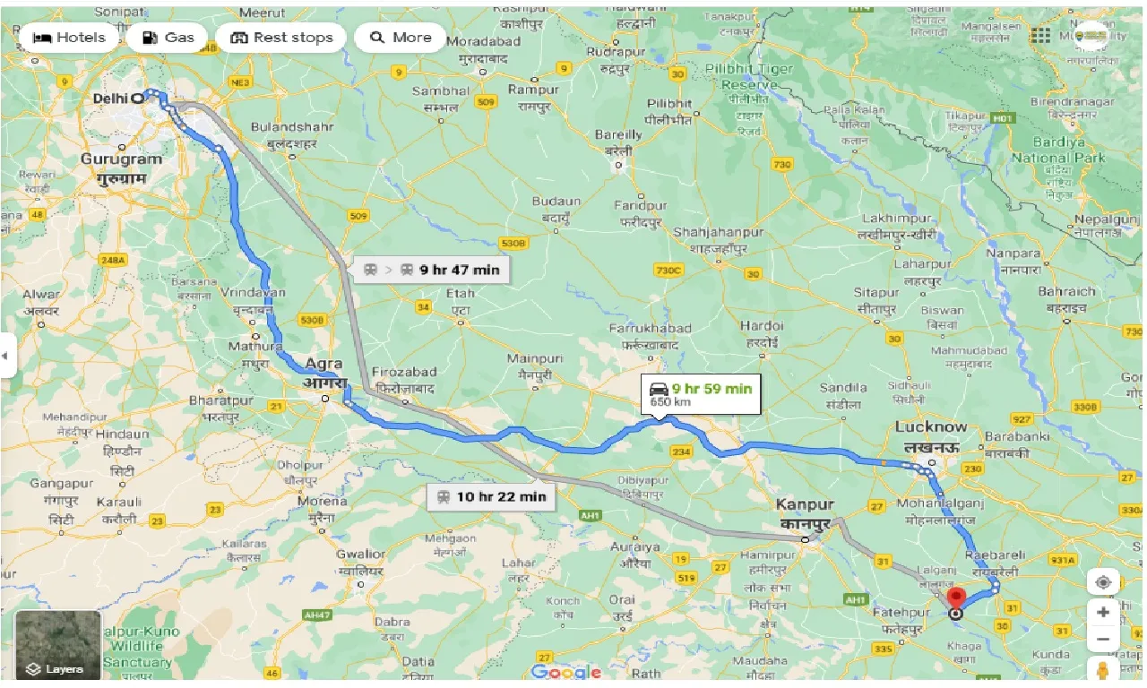 delhi-to-dalmau-round-trip