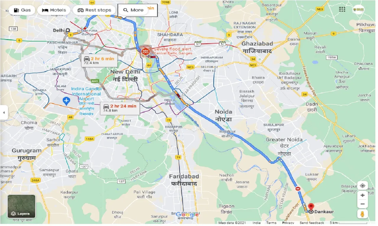 delhi-to-dankaur-round-trip