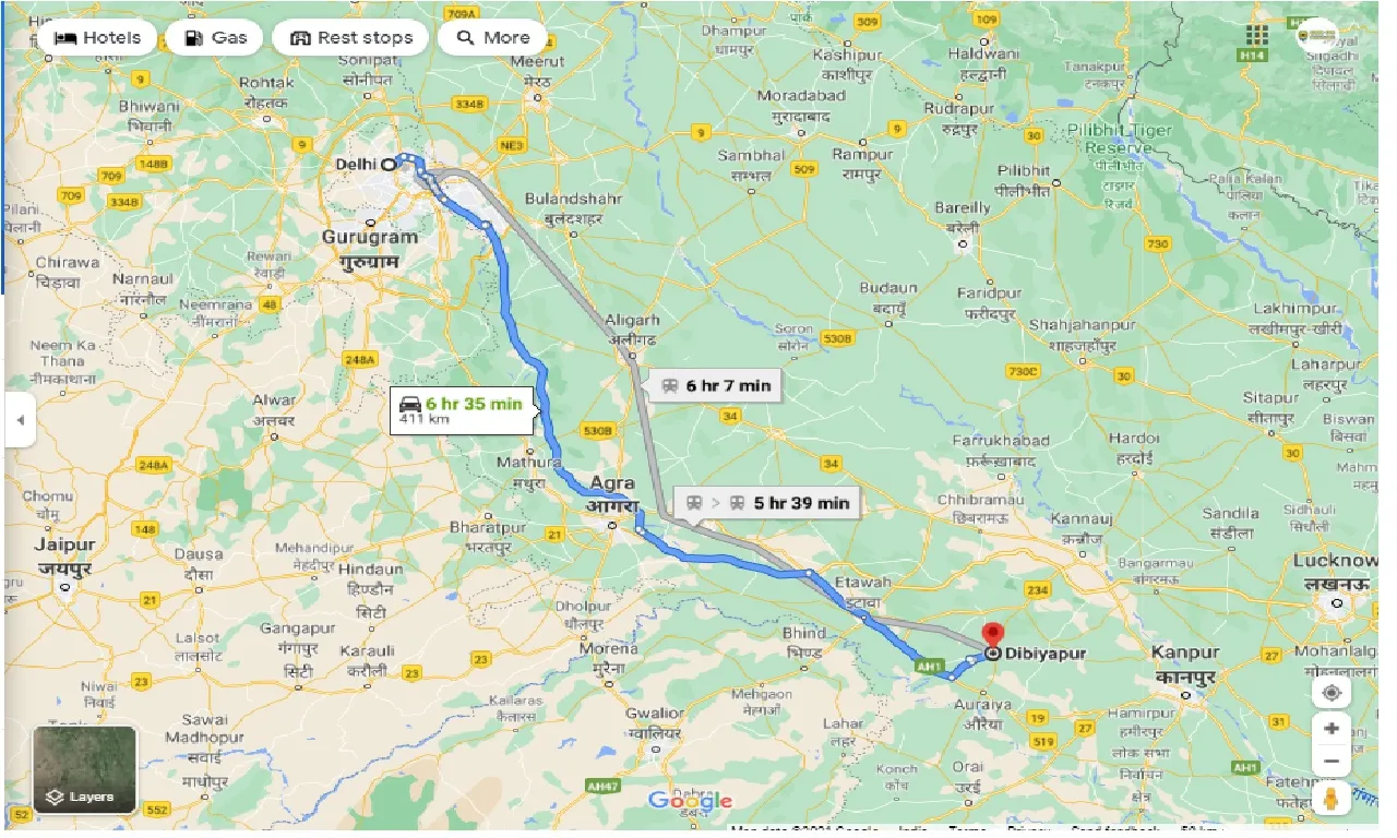 delhi-to-dibiyapur-one-way