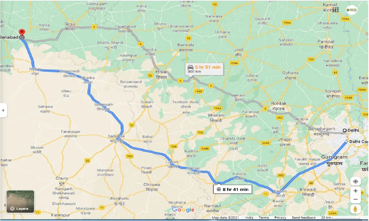 delhi-to-ellenabad-round-trip