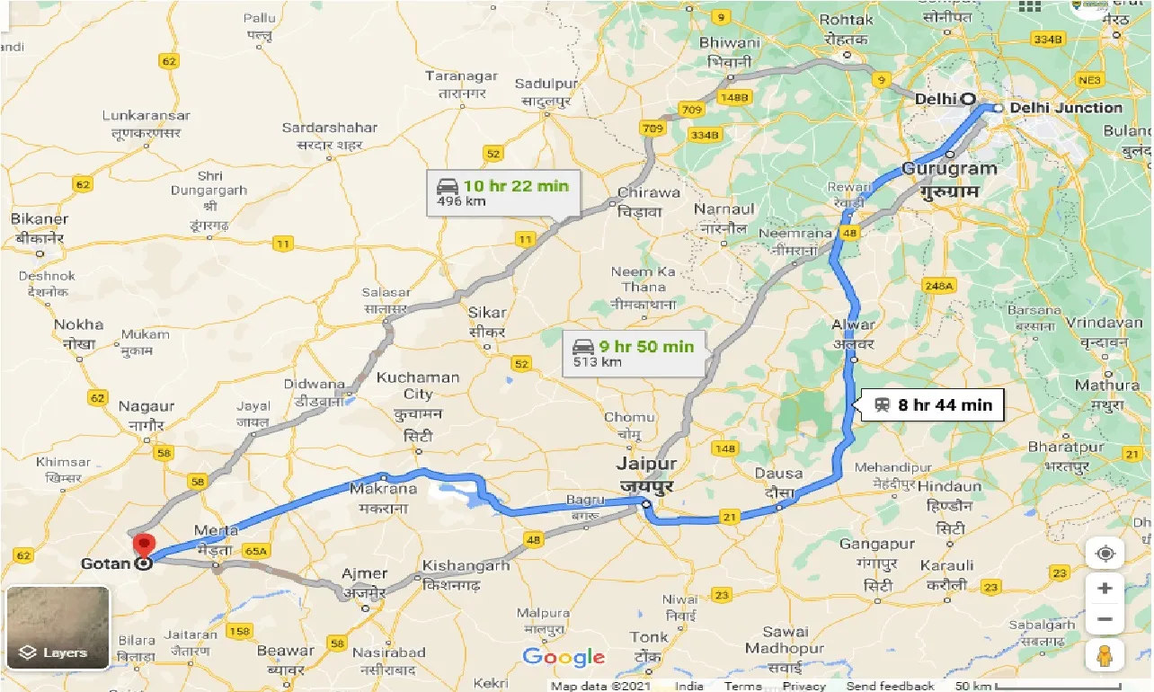 delhi-to-gotan-one-way