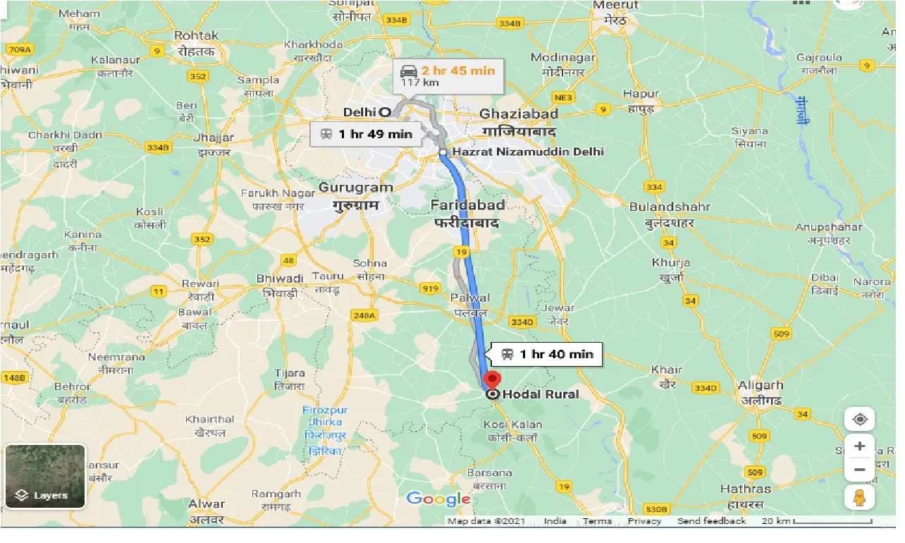 delhi-to-hodal-rural-taxi