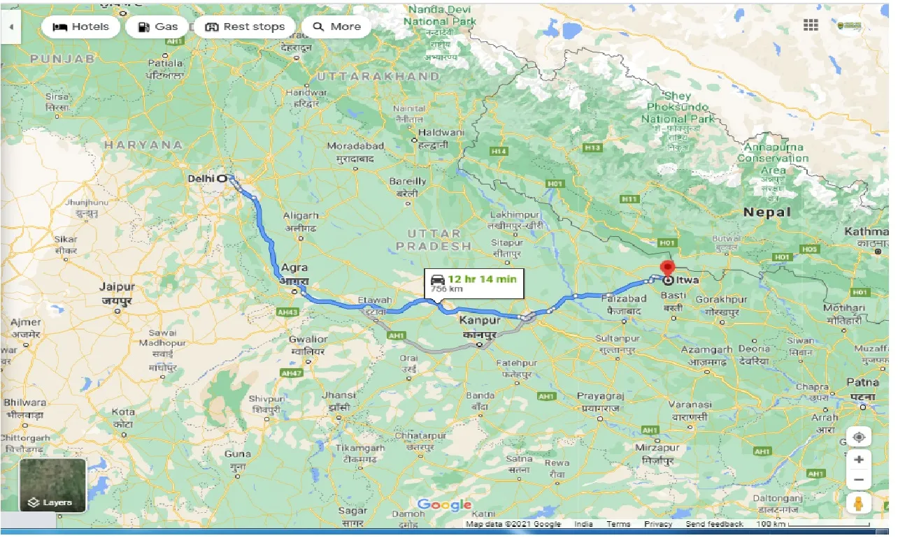 delhi-to-itwa-round-trip