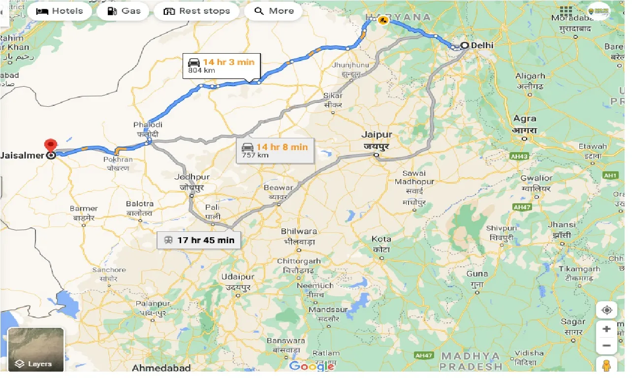 delhi-to-jaisalmer-one-way