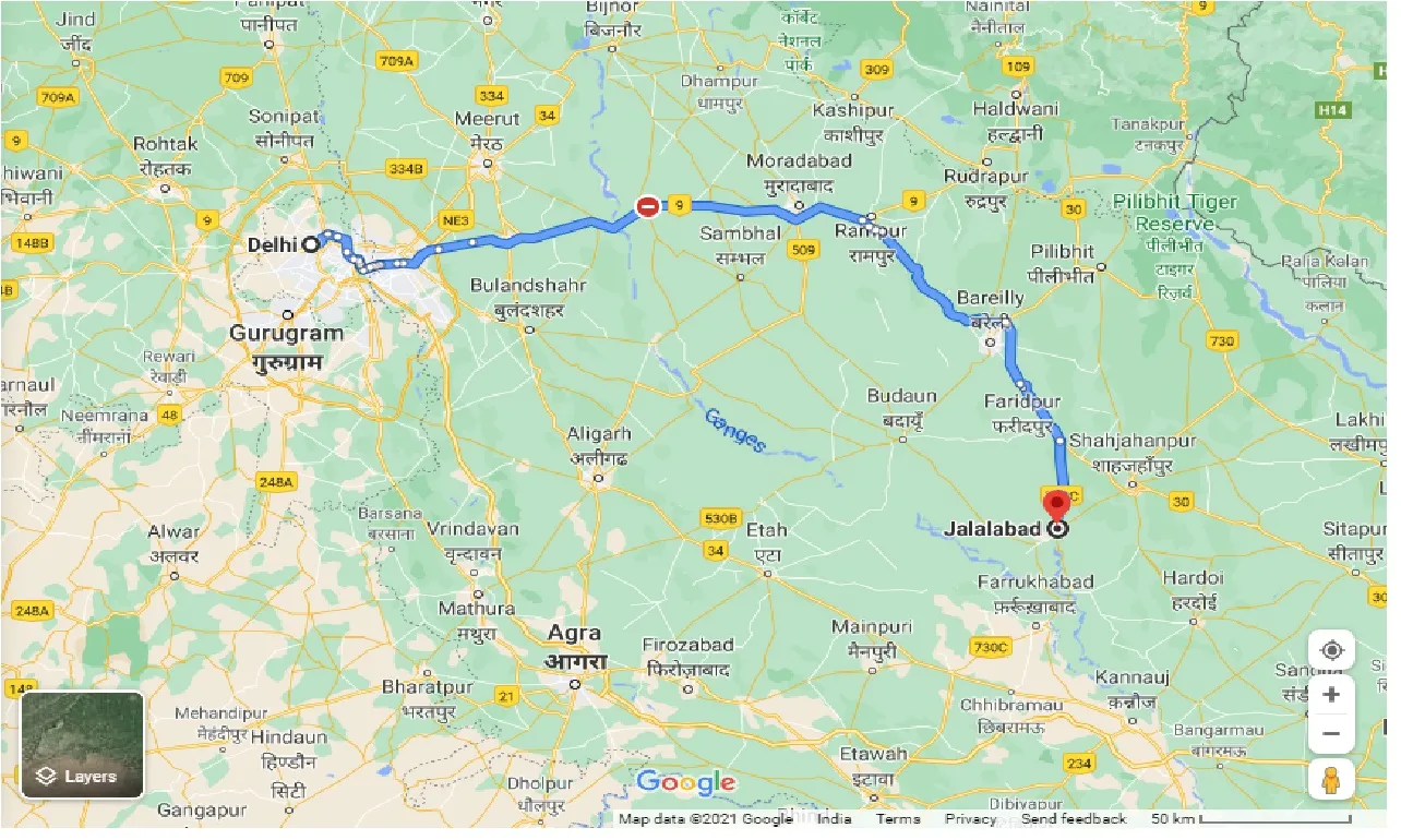 delhi-to-jalalabad-taxi