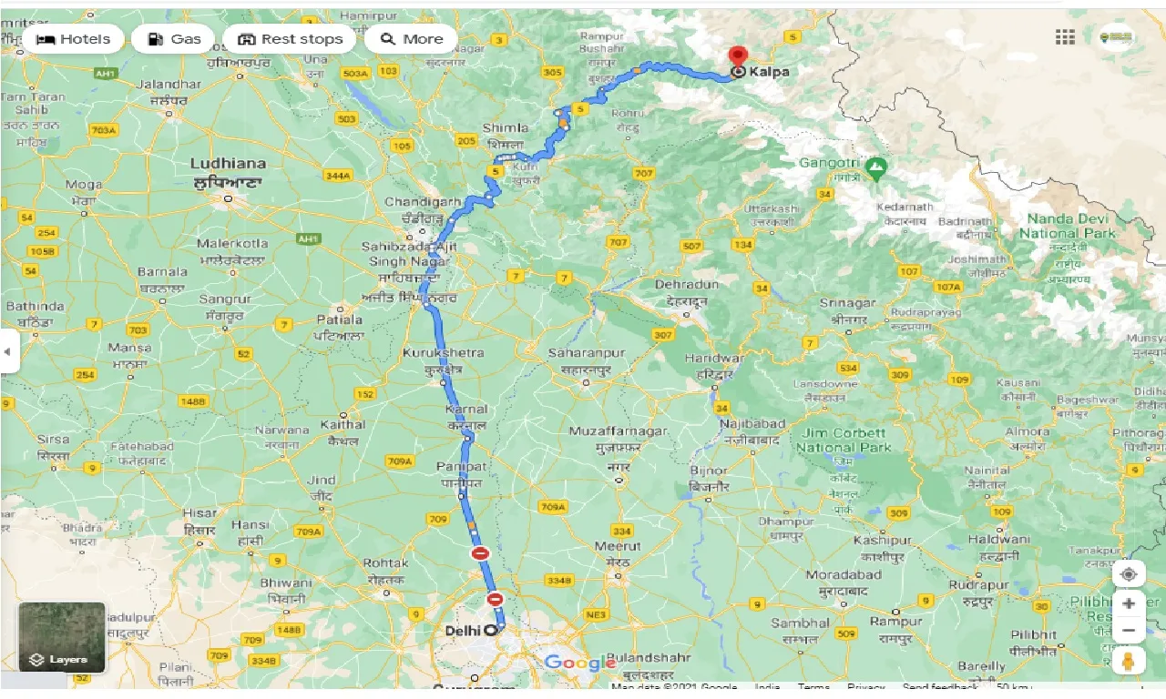 delhi-to-kalpa-one-way