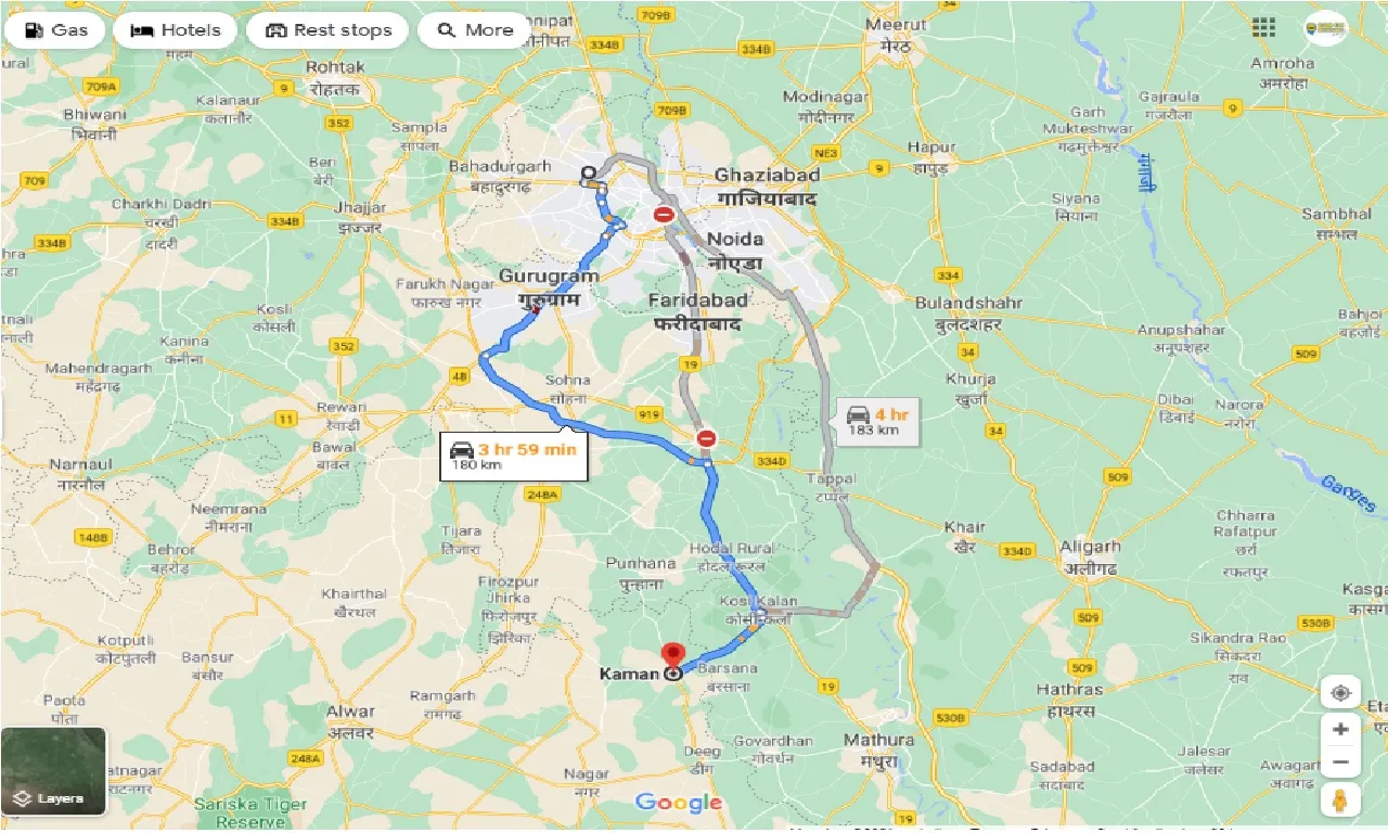 delhi-to-kaman-one-way