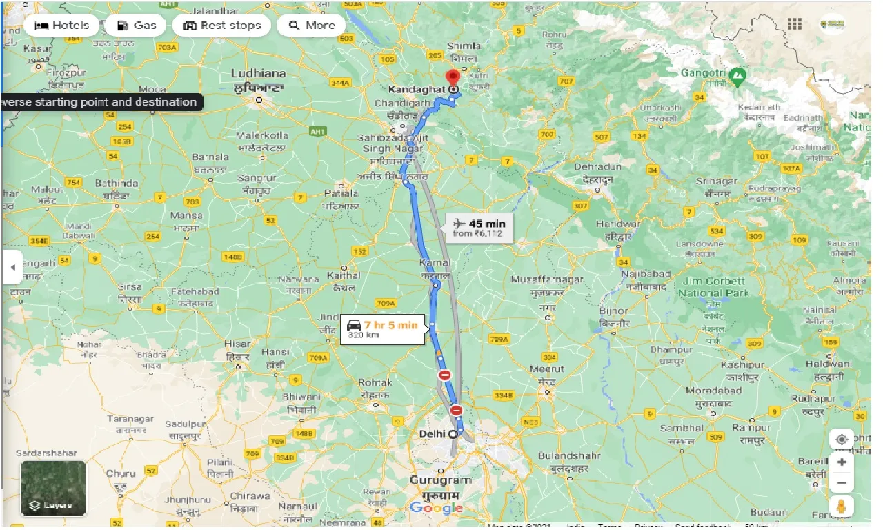 delhi-to-kandaghat-one-way
