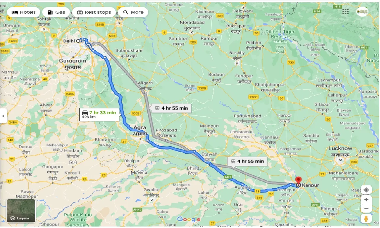 delhi-to-kanpur-round-trip