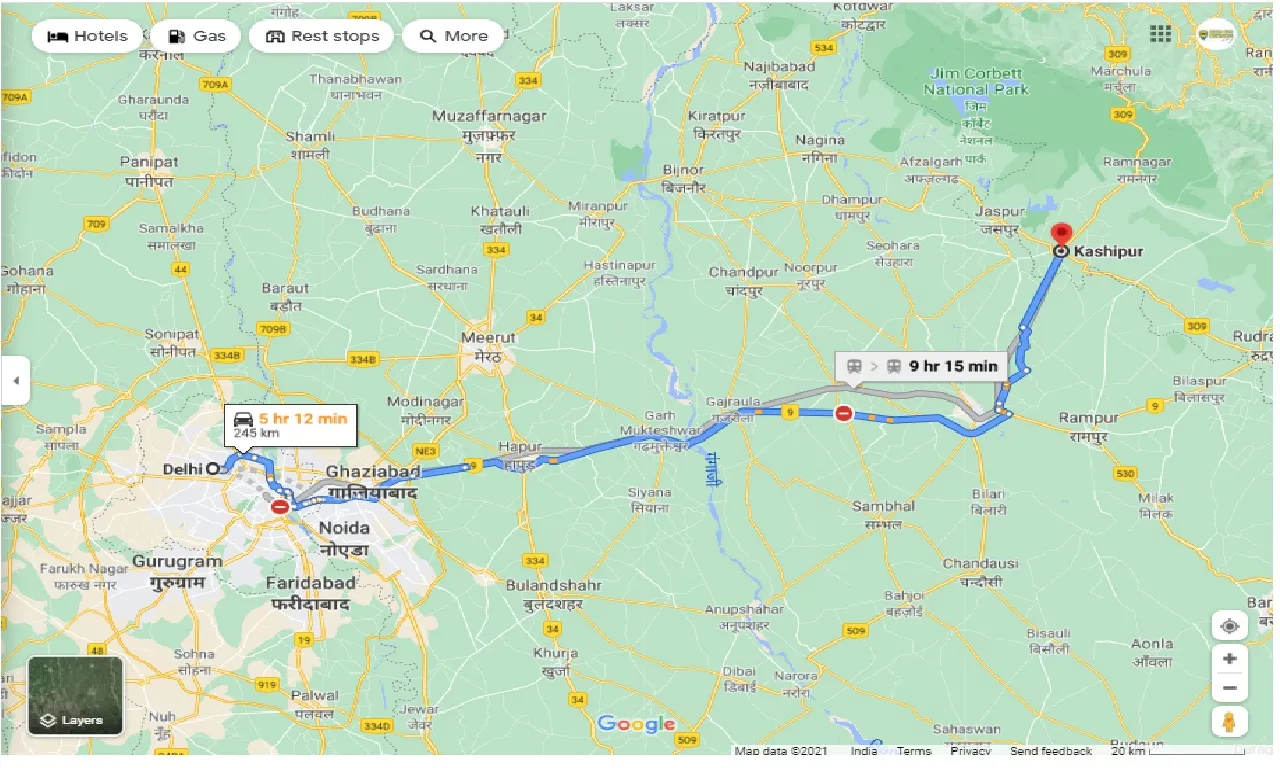 delhi-to-kashipur-one-way
