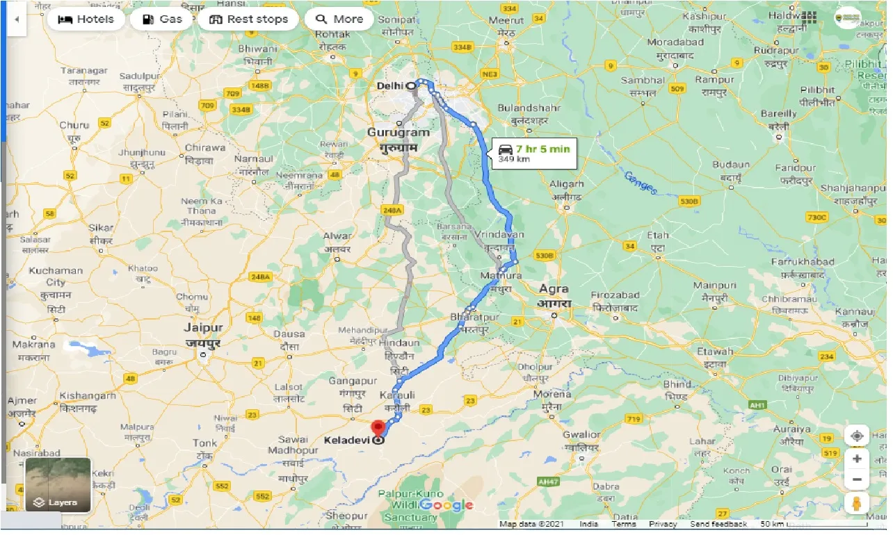 delhi-to-keladevi-one-way