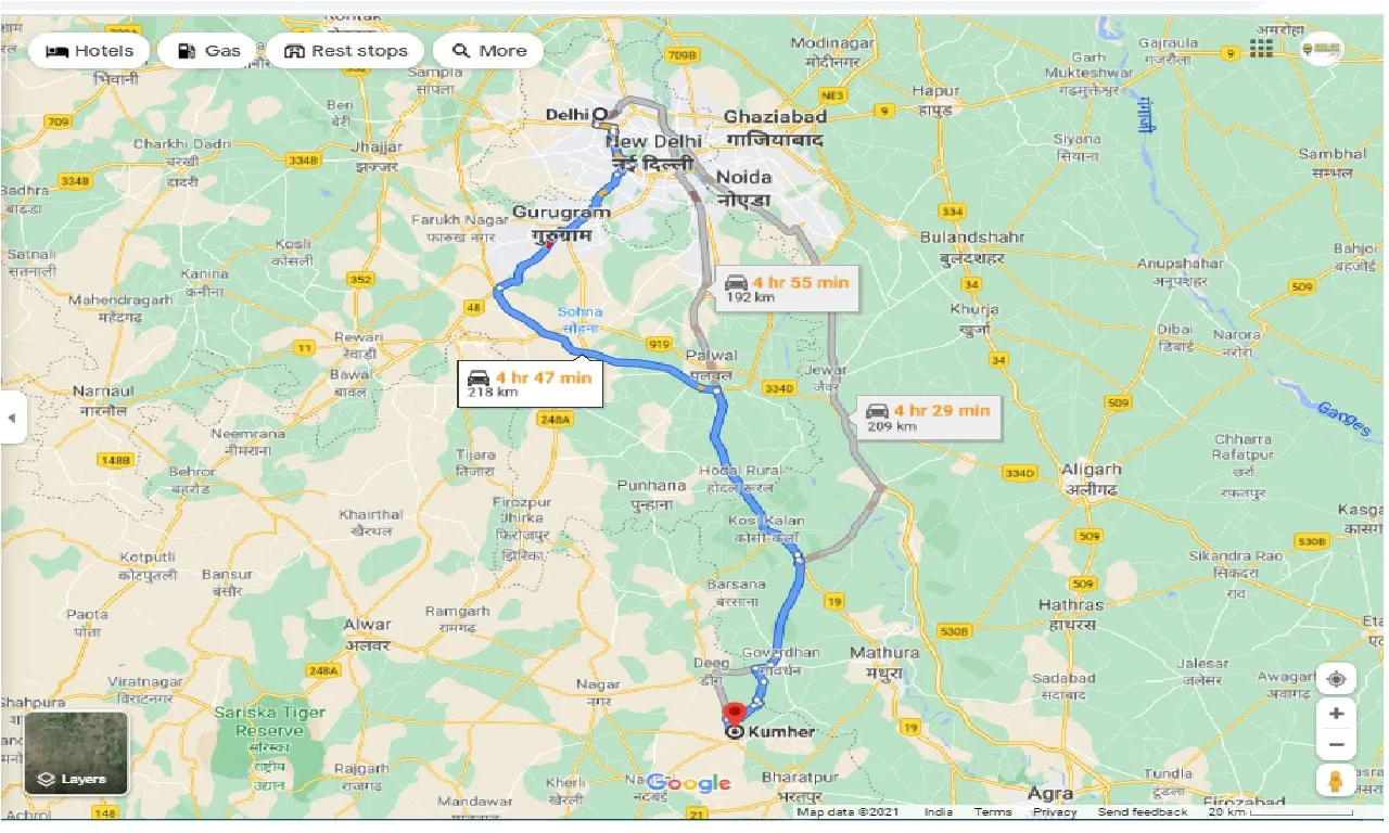 delhi-to-kumher-one-way