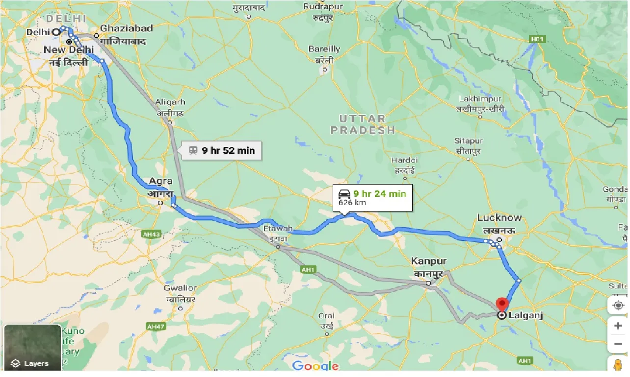 delhi-to-lalganj-one-way