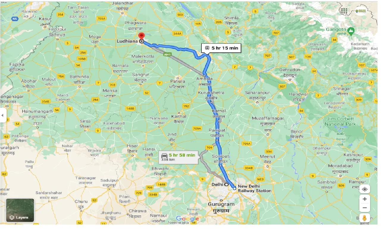 delhi-to-ludhiana-one-way