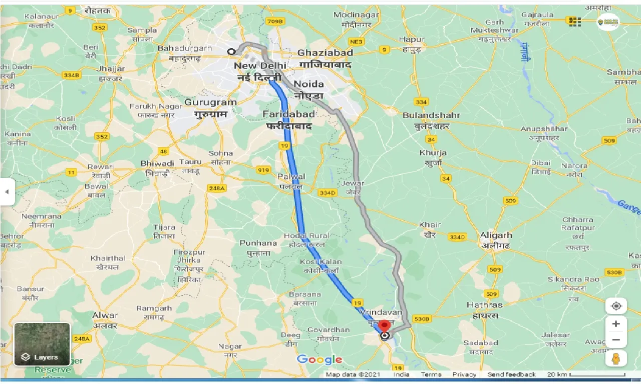 delhi-to-mathura-round-trip