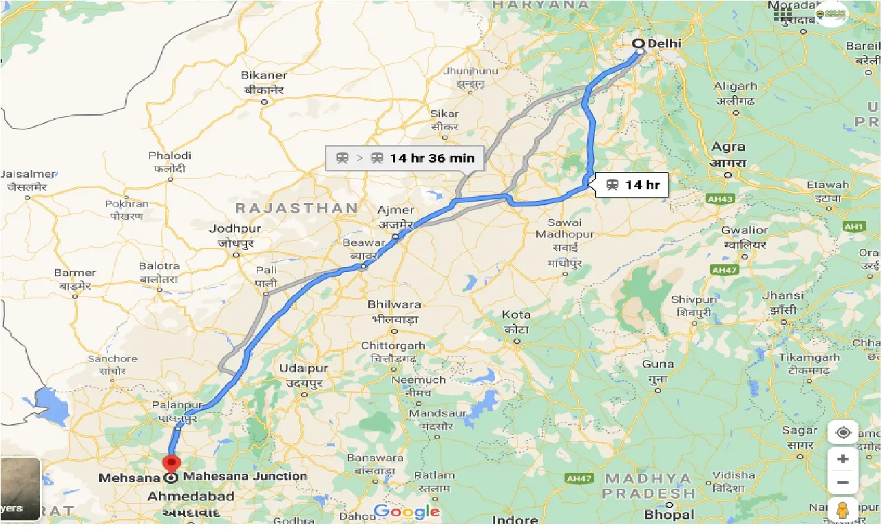 delhi-to-mehsana-one-way