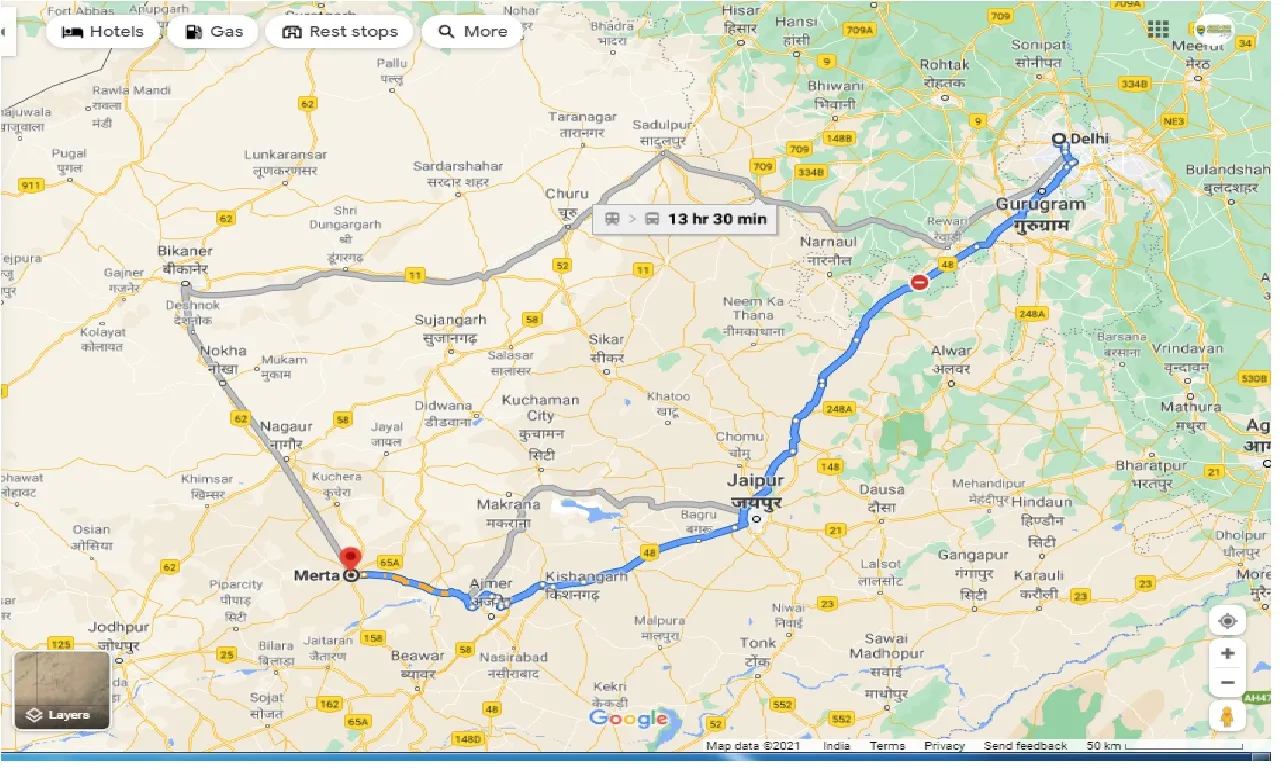 delhi-to-merta-round-trip