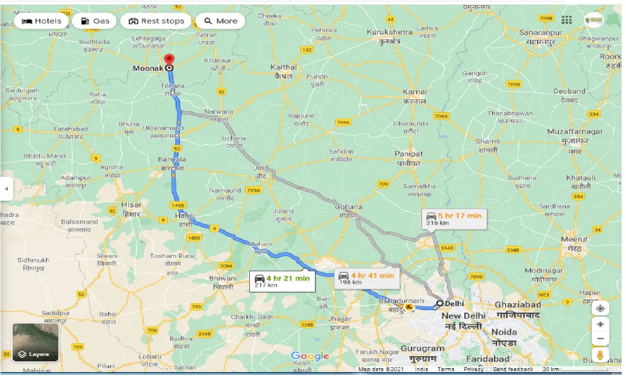 delhi-to-moonak-round-trip