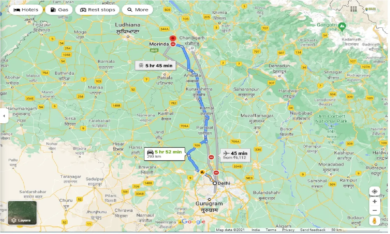 delhi-to-morinda-round-trip