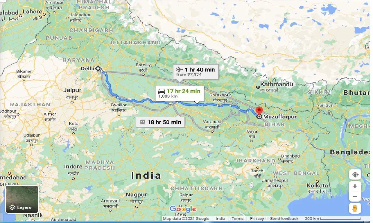 delhi-to-muzaffarpur-taxi
