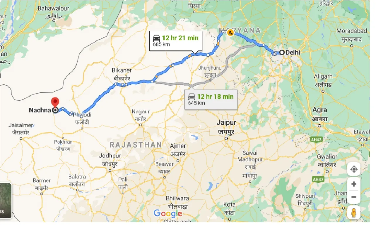 delhi-to-nachna-taxi