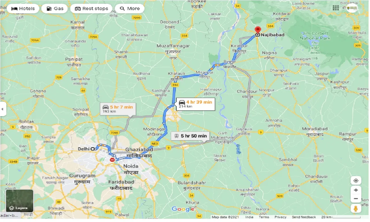 delhi-to-najibabad-one-way