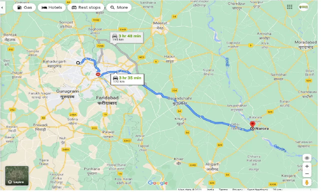 delhi-to-narora-round-trip