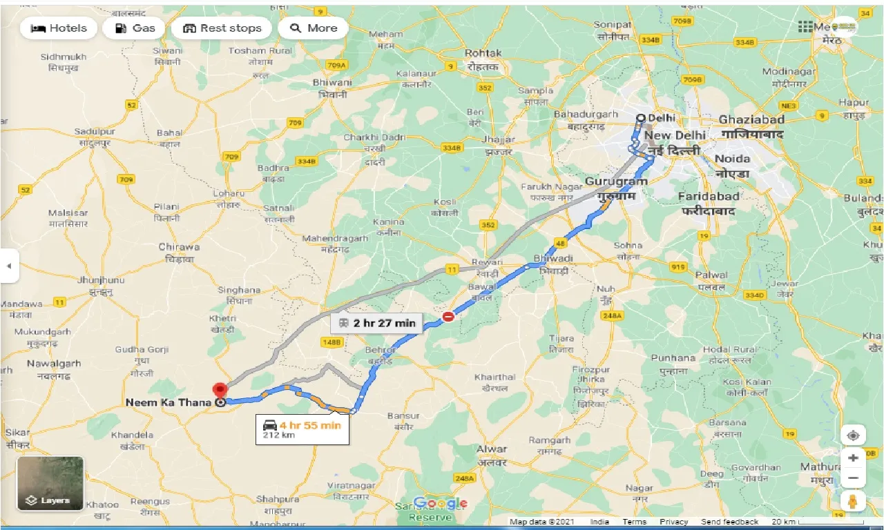 delhi-to-neem-ka-thana-round-trip