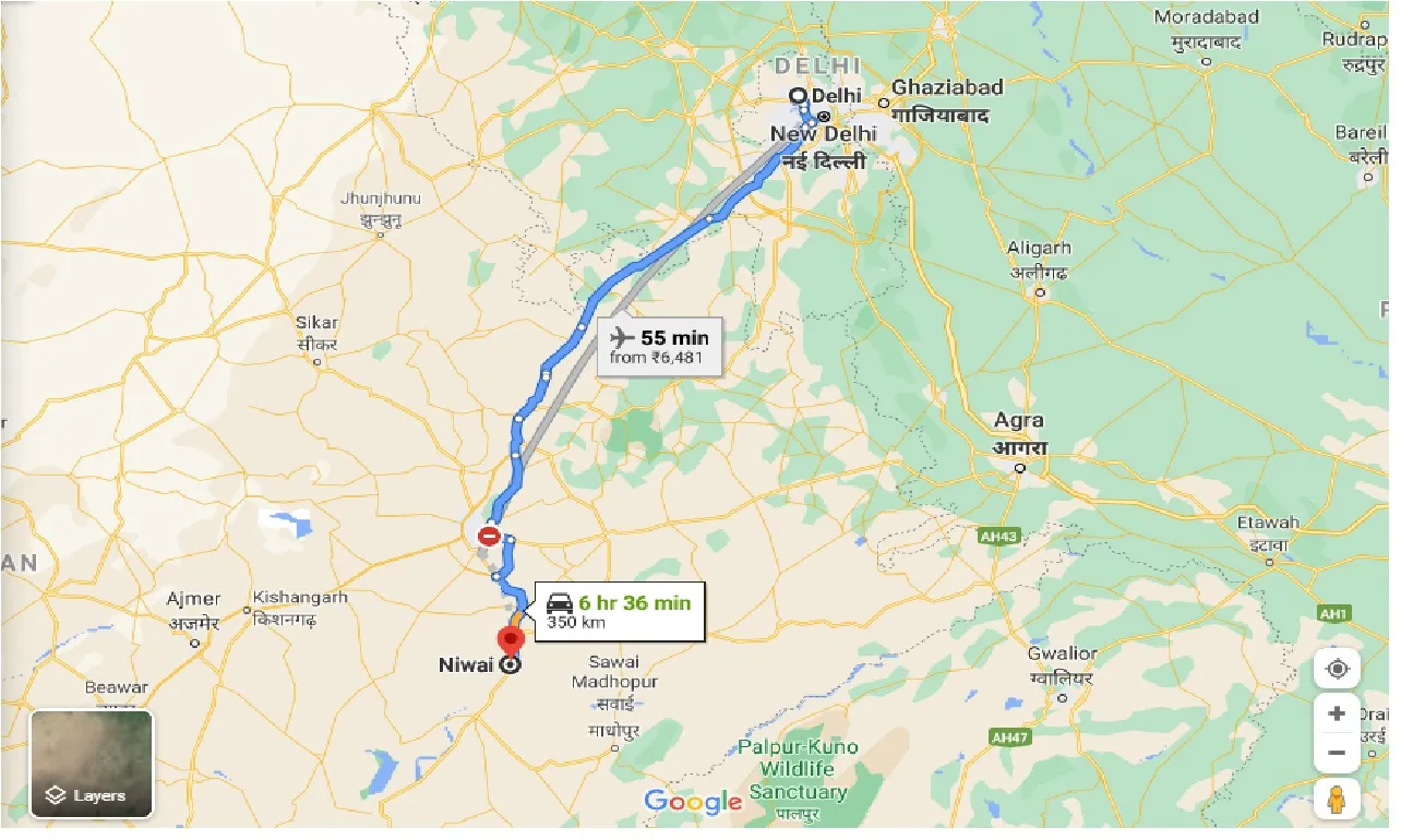 delhi-to-niwai-one-way