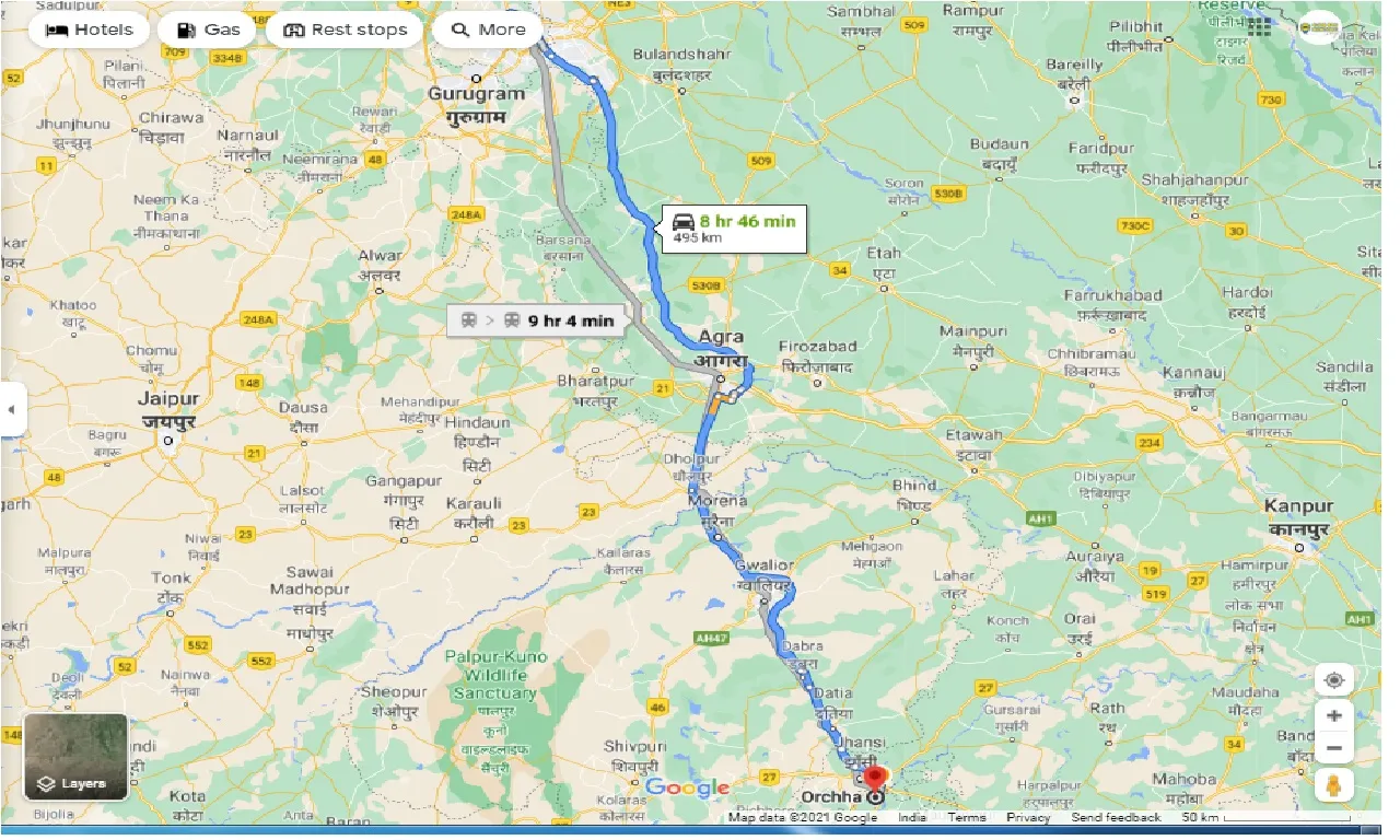 delhi-to-orchha-one-way