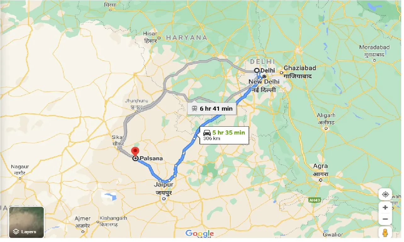 delhi-to-palsana-one-way