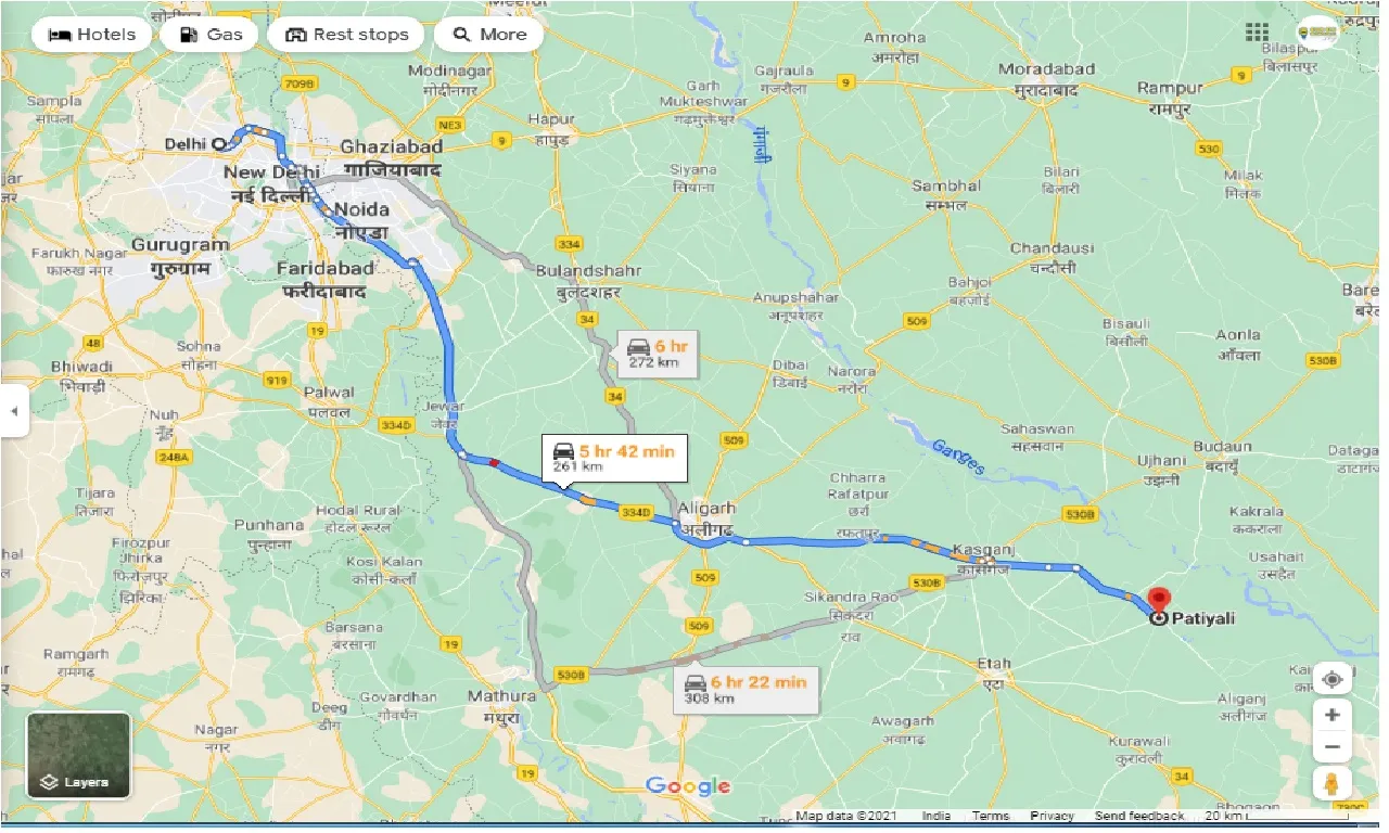 delhi-to-patiyali-one-way