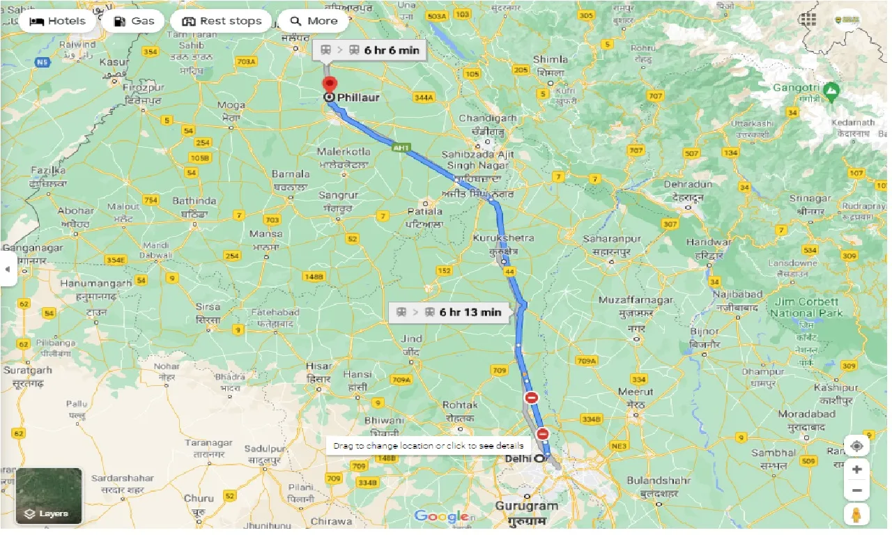 delhi-to-phillaur-round-trip