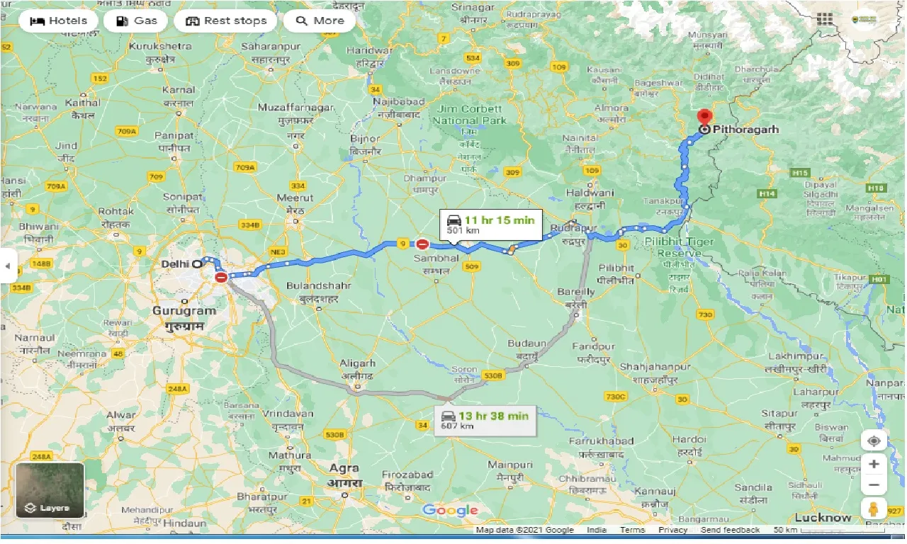 delhi-to-pithoragarh-one-way