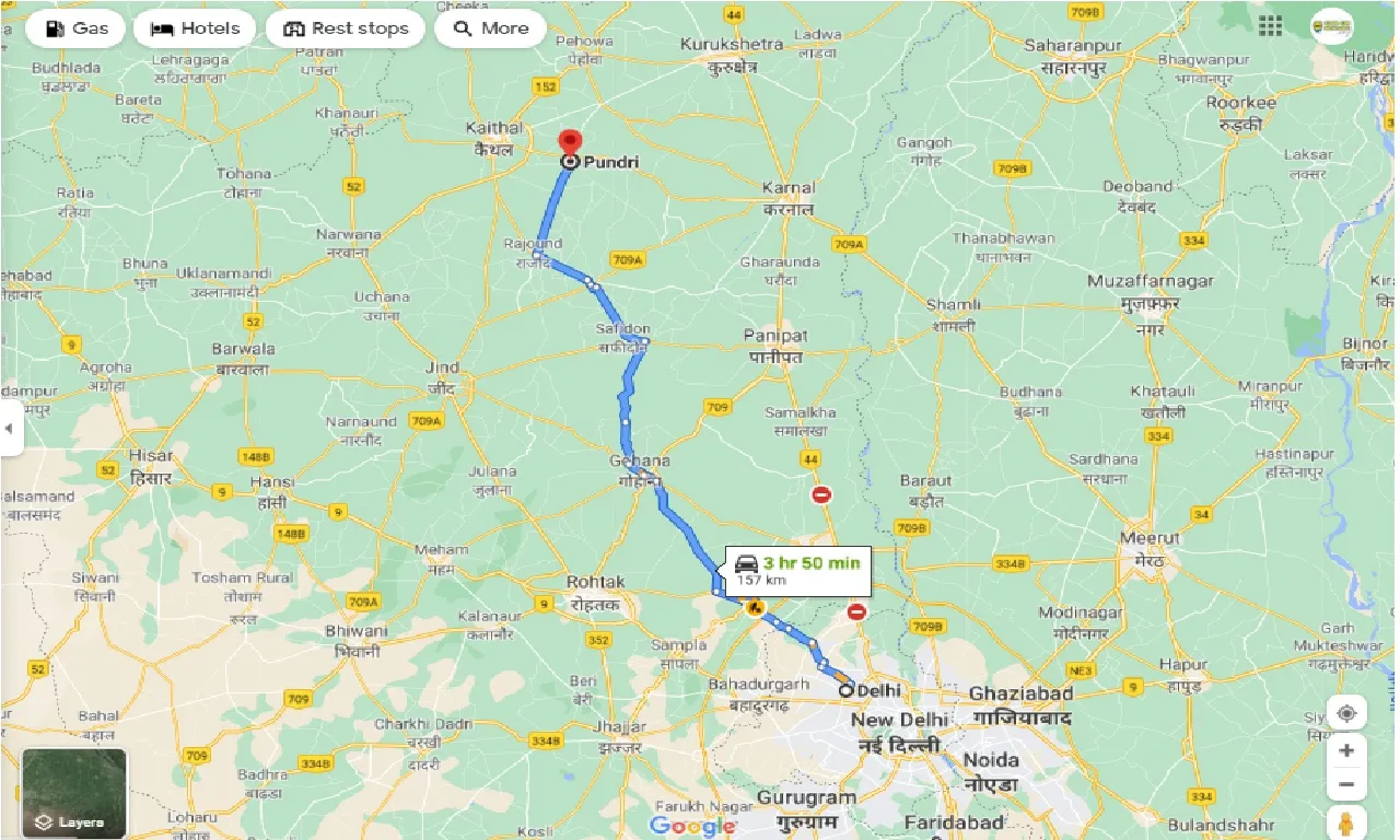 delhi-to-pundri-round-trip