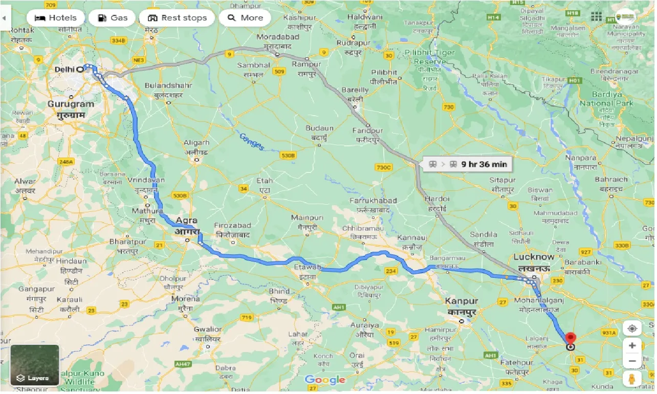 delhi-to-raebareli-one-way