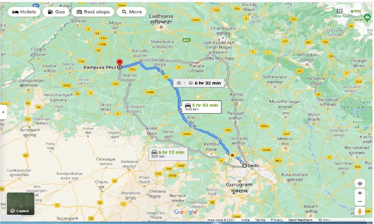 delhi-to-rampura-phul-round-trip