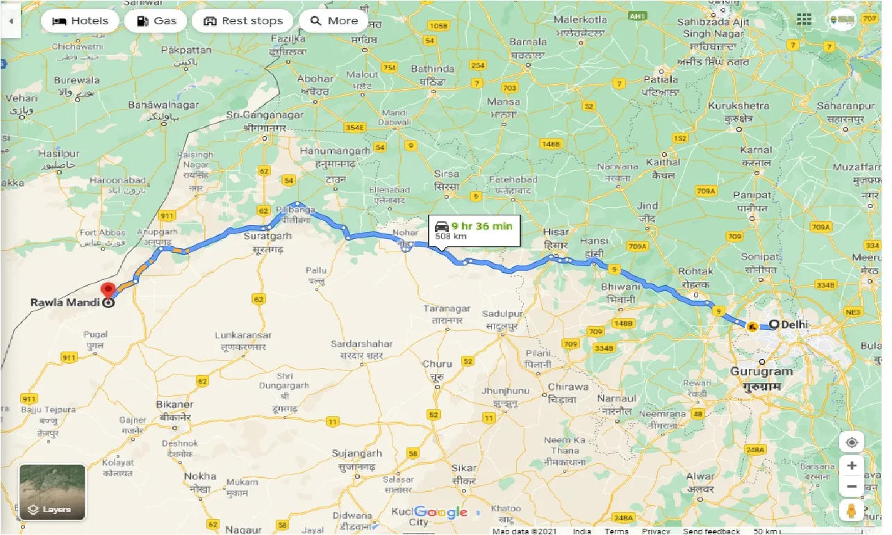 delhi-to-rawla-mandi-round-trip