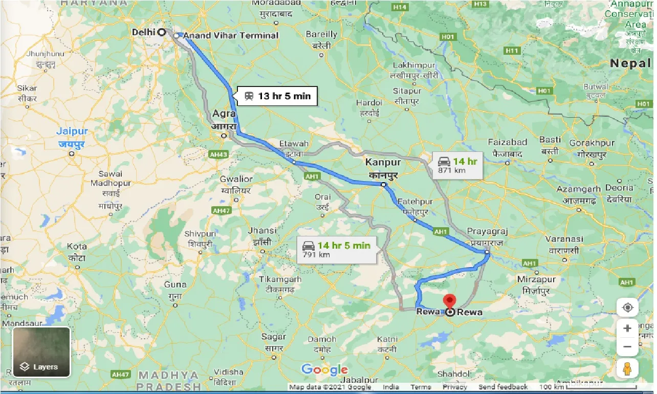 delhi-to-rewa-one-way