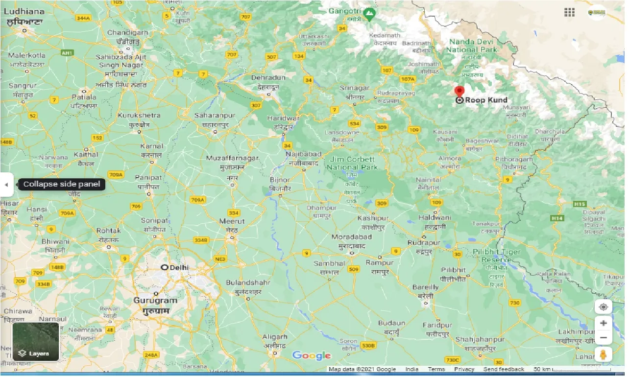 delhi-to-roopkund-lake-one-way