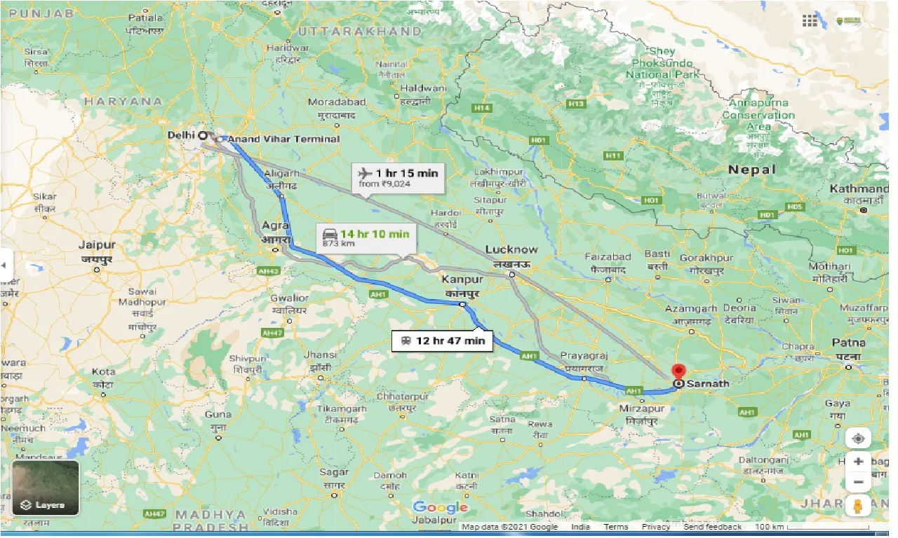 delhi-to-sarnath-one-way