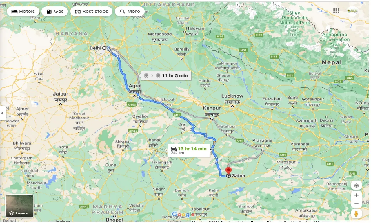 delhi-to-satna-one-way