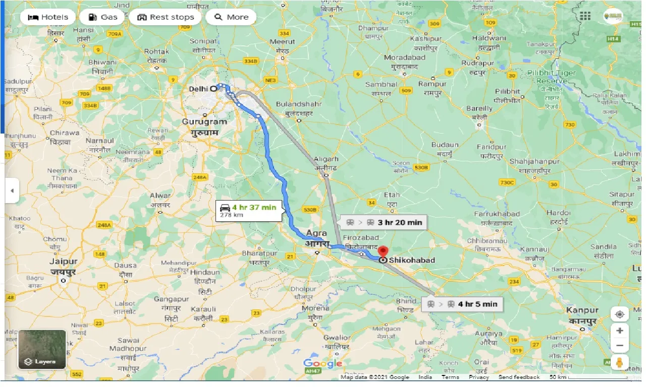 delhi-to-shikohabad-one-way